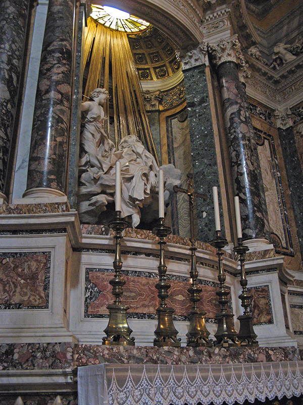 Bernini's Ecstasy  of  Santa Teresa   0594