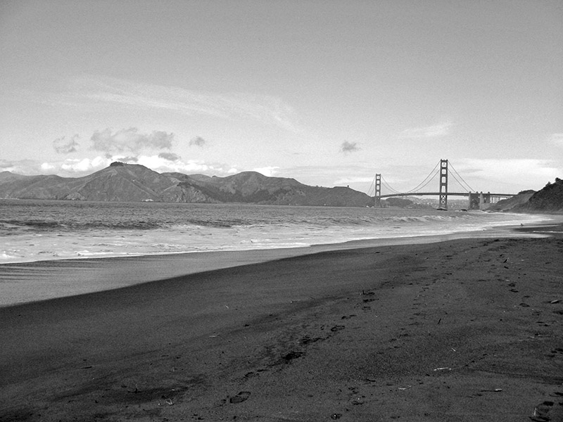 Marin Headlands and Golden Gate 3661bw
