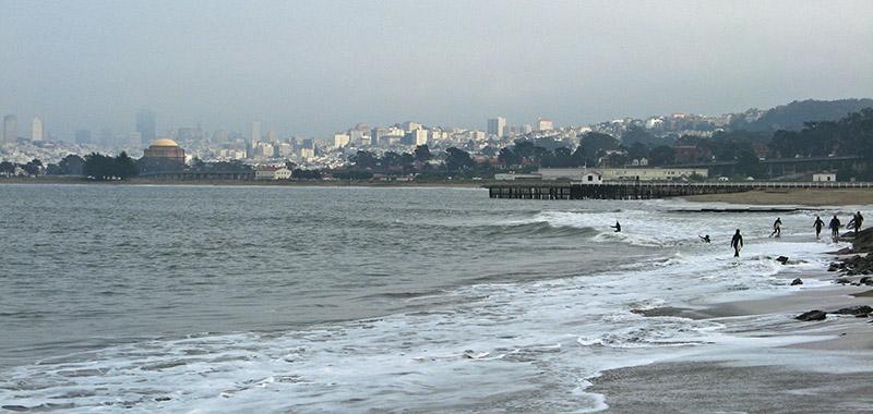 The beach looking toward the city4752