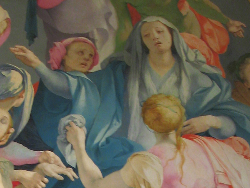 Detail, The Deposition by Pontormo5847dt