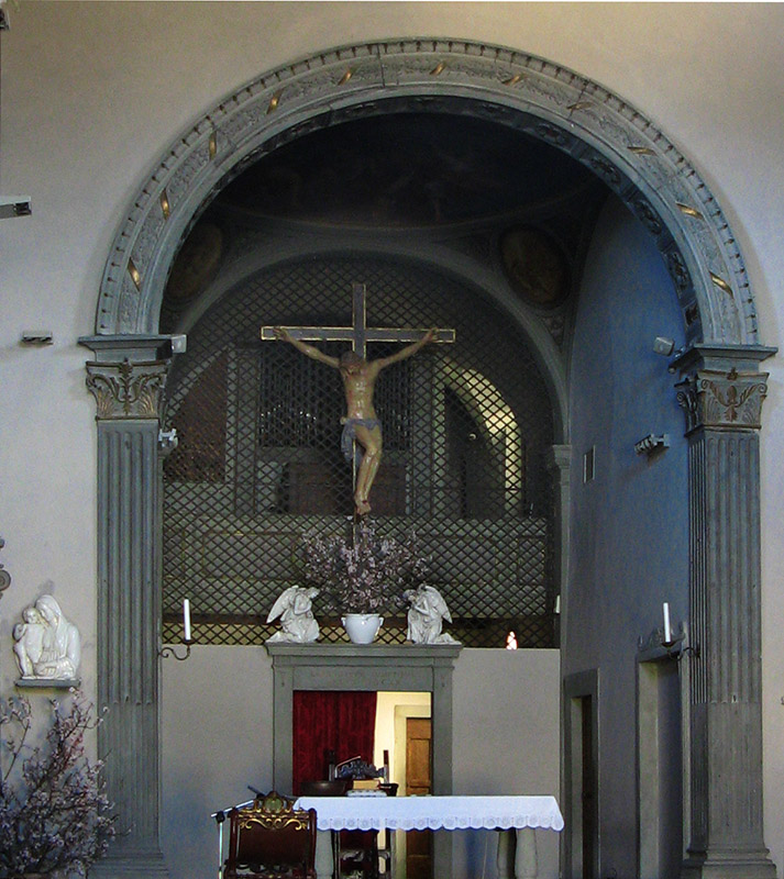 S. Maria a Settignano, Main altar, by Andrea della Robbia5793cr