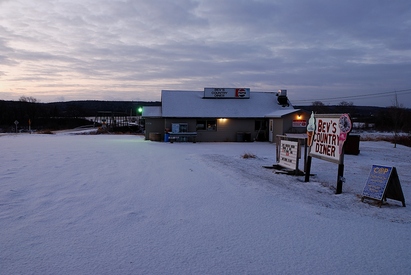 Bevs Diner. Upper Stewiacke, Nova Scotia