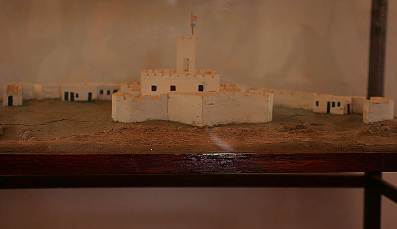 Model of the Fort on James Island