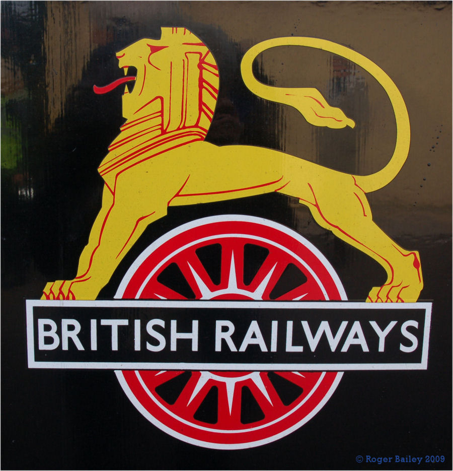 British Railways early locomotive crest. 1948 - 1956.