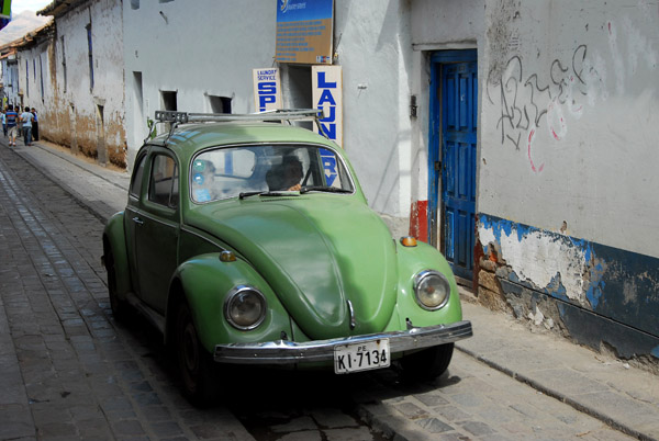 An old VW Beetle...I'd hate to drive around San Blas
