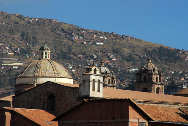 View of the Jesuit Church on Plaza de Armas from the Hotel San Agustin