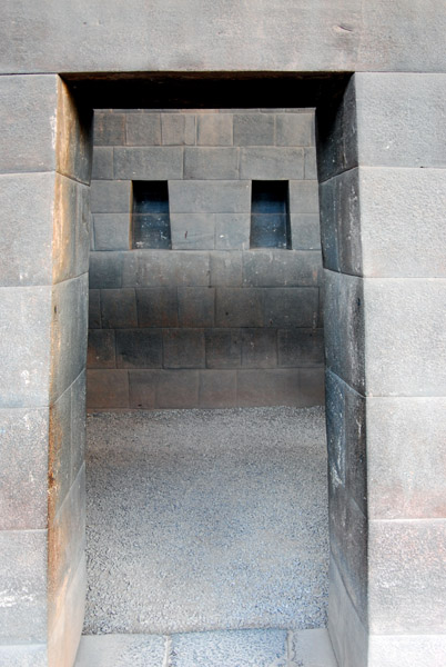 Tapered doorway typical of the Inca