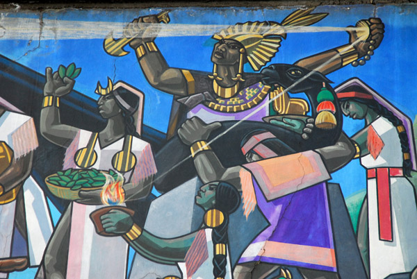 Historical Mural, Av. El Sol, Cusco