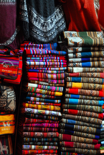 Peruvian blankets, Cusco