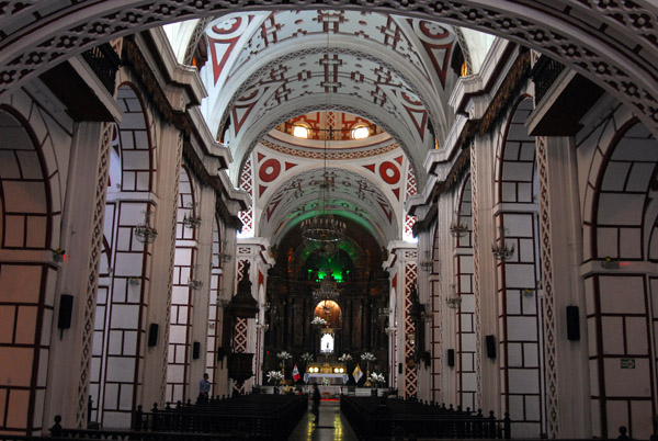 Inside the Church of San Francisco, Lima