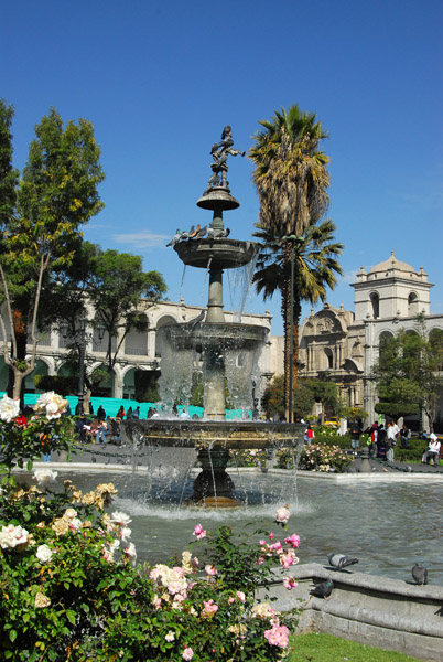 Fountain, Plaza de Armas, Arequipa