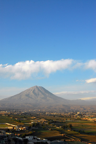 Mirador of Sachaca - El Misti and Arequipa
