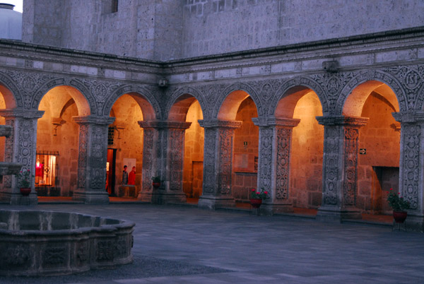 The Compaa Cloister is now home to some upscale and touristy shopping