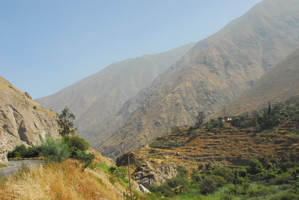 The skies start to clear as we get farther from Lima