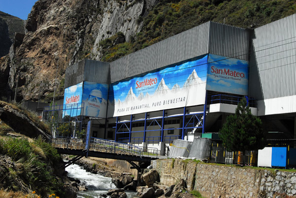 San Mateo mineral water bottling plant - Rio Rimac