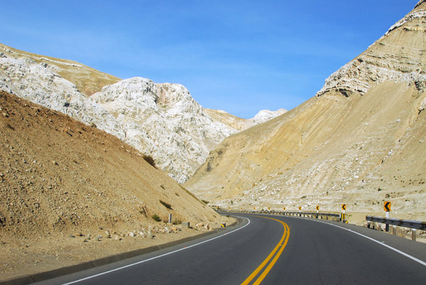 Peru Highway 3S from La Oroya to Huancayo