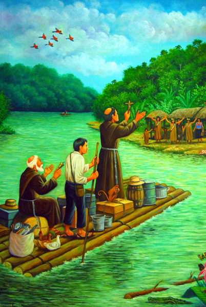 Ocopa missionary in Amazonia, Peru