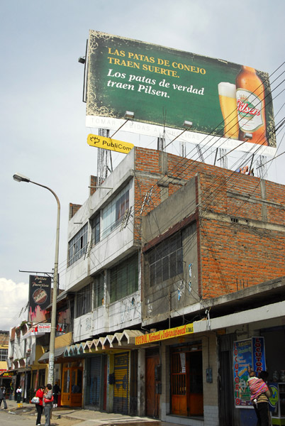 Billboard for Pilsen, Huancayo