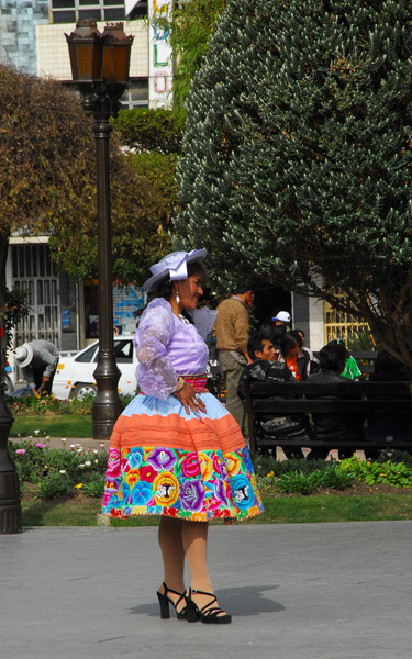 Traditional costume, Plaza de la Constitucin