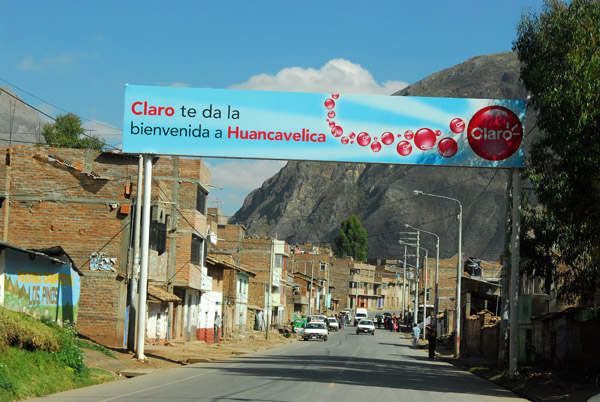 Claro welcomes us to Huancavelica