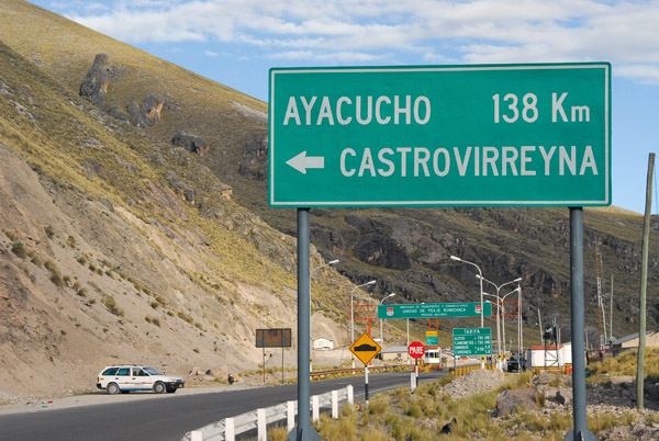 Still 138km to go to Ayacucho