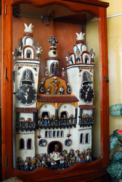 Ceramic church typical of Ayacucho