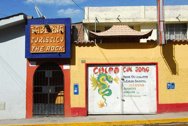 The Rock and a Chifa restaurant, Av. M. Cceras, Ayacucho