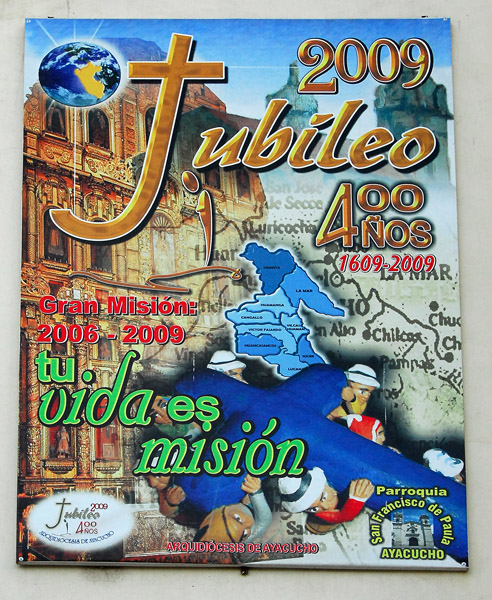 2009 Jubileo - 400 Anos Gran Mision, Peru