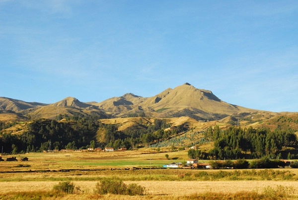 Open terrain just west of Cusco