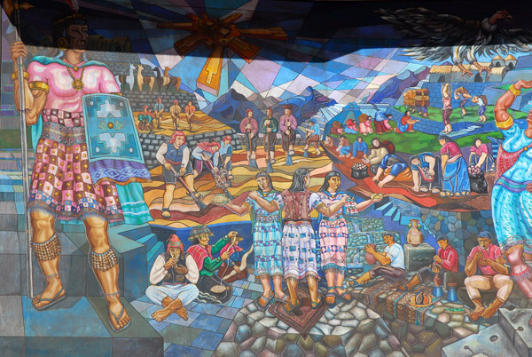 Inca mural, Pisaq