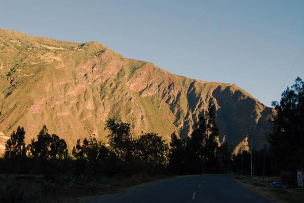 Late afternoon, driving to Ollantaytambo, Sacred Valley