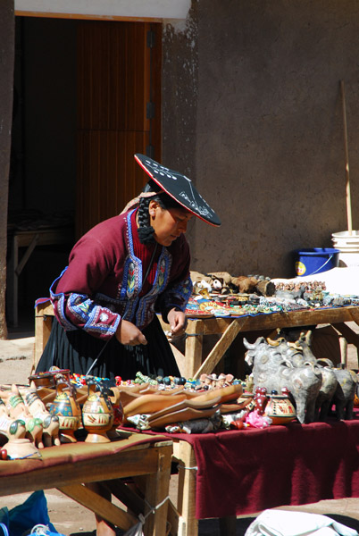 Traditionally dressed woman, San Pedro-Raqchi