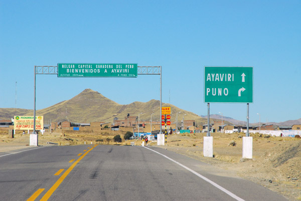 Bienvenidos a Ayaviri, Peru