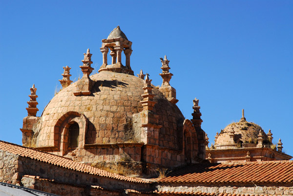 Baroque-style colonial church in Pucara (Puno region)
