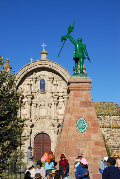 Monument to Coronel Jose Miguel Rios, killed in the Battle of Tarapaca, 1879