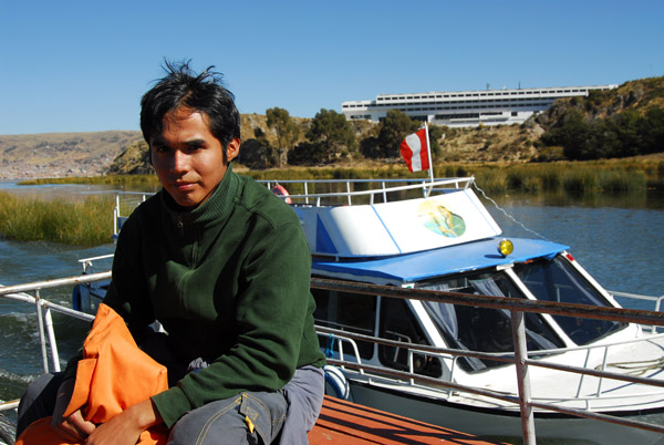 Marcos...just before the other boat bumped us