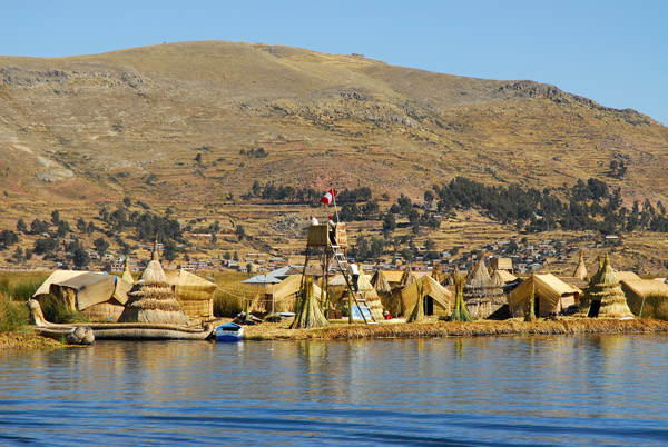 The Floating Islands are about 5 km from Puno