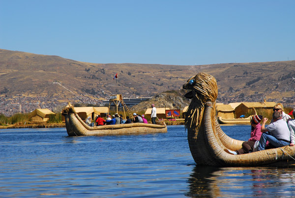 Reed boat, Lake Titicaca