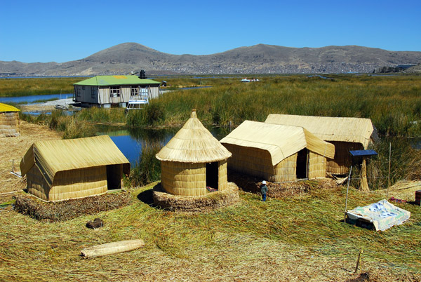 View from the third observation tower, Floating Islands, Lago Titicaca
