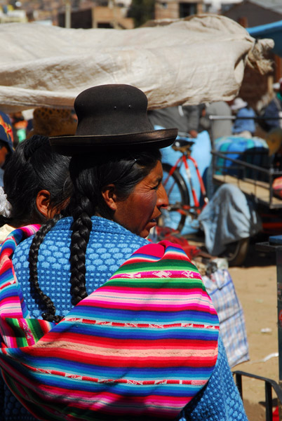 Typical indigenous Peruvian highland woman