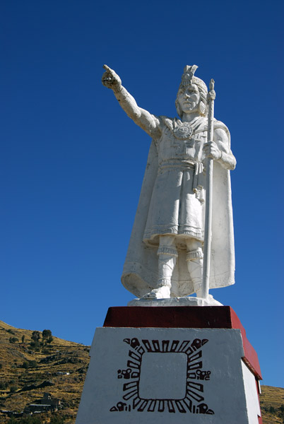 Manco Capac, the 1st Inca, Huajsapata Park, Puno