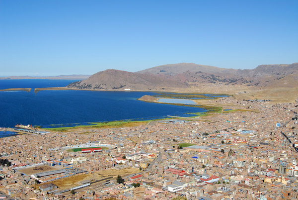 View of Puno from the top of Cerro Asogini