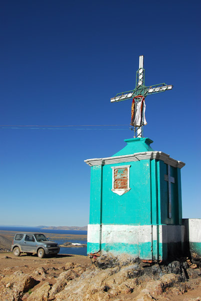 Shrine on the summit of Cerro Asogini