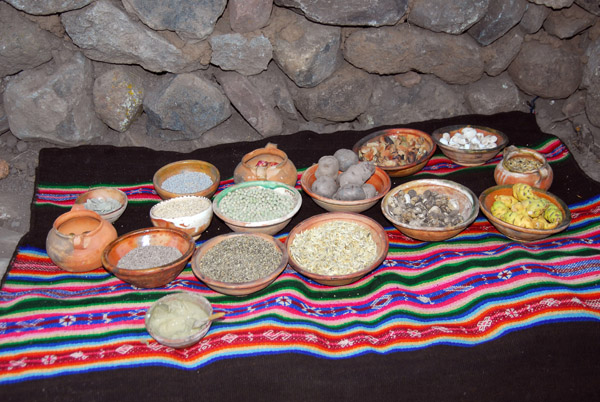 Samples of traditional foods