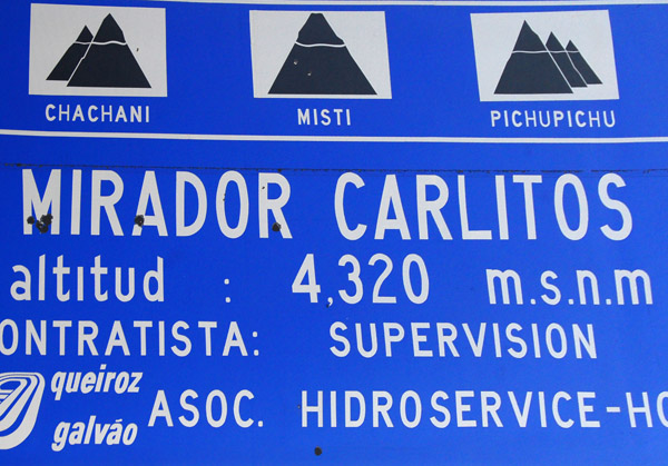 Mirador Carlitos 4320m (14,173ft)