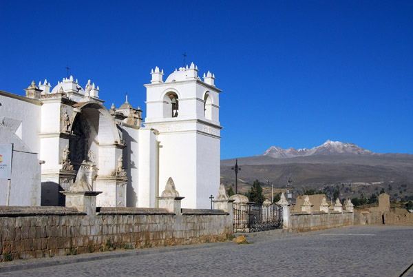 Church, Plaza and Mountain, Yanque