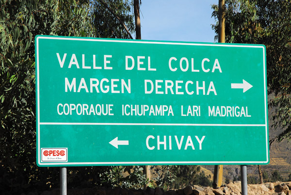 Valle del Colca - Margen Derecha (right bank, north rim)