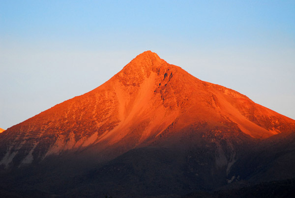 Sunset on the mountains above Arequipa