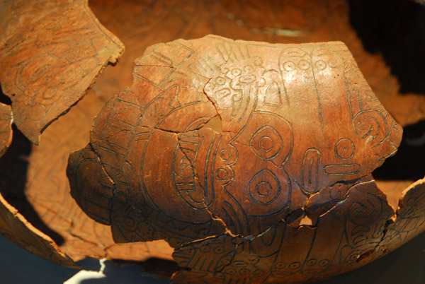 Nazca pottery fragments, Museo Didactico Antonini