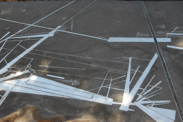Model of the Nazca lines behind the Museo Didactico Antonini